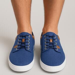 Bull Boxer Attikys Blue Canvas Shoes Men’s Size 13